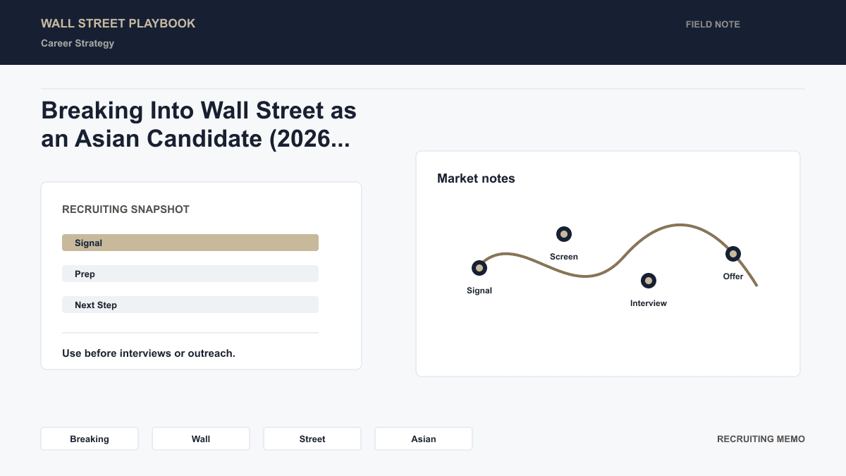 Career pathways connecting East Asia and Wall Street finance hubs
